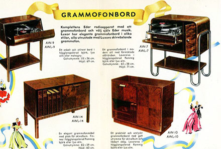 Luxor grammofonbord